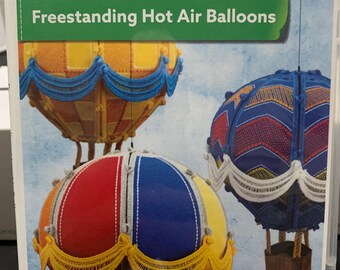 OESD Embroidery Design CD- Freestanding Hot Air Balloons