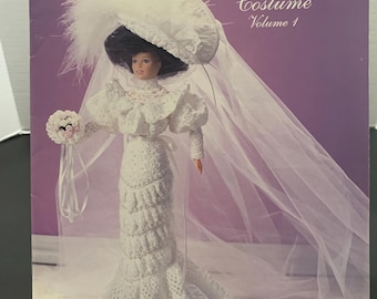 Lot of 67 Paradise Publications Crochet Collector Costume Fashion Doll Patterns