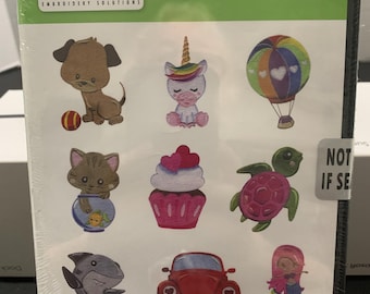 Amazing Designs Embroidery CD -Happy Go Lucky - NEW