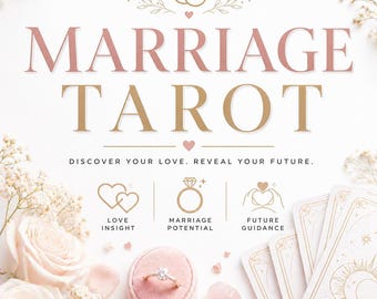 Huwelijkstarotlegging: ga je trouwen, toekomstige echtgenoot, tijdlijn en liefdesresultaat, paranormale liefdeslezing, persoonlijk inzicht