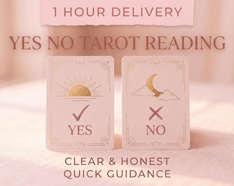 Ja of nee tarotlezen, 1 uur levering dezelfde dag tarotlezen, drie vragen stellen paranormaal lezen, snel direct antwoord, blind lezen