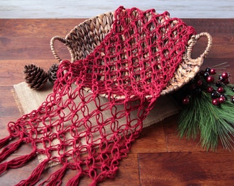 Boho newborn layer macrame mat newborn posing props. Cranberry red, newborn photography bowl filler, Valentine’s Day newborn props.