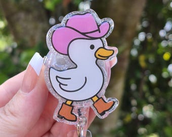 Portatarjetas retráctil con forma de botas de vaquera / Portatarjetas estilo western / Portatarjetas retráctil con forma de sombrero de vaquero rosa / Portatarjetas retráctil con forma de enfermera / Portatarjetas de identificación retráctil