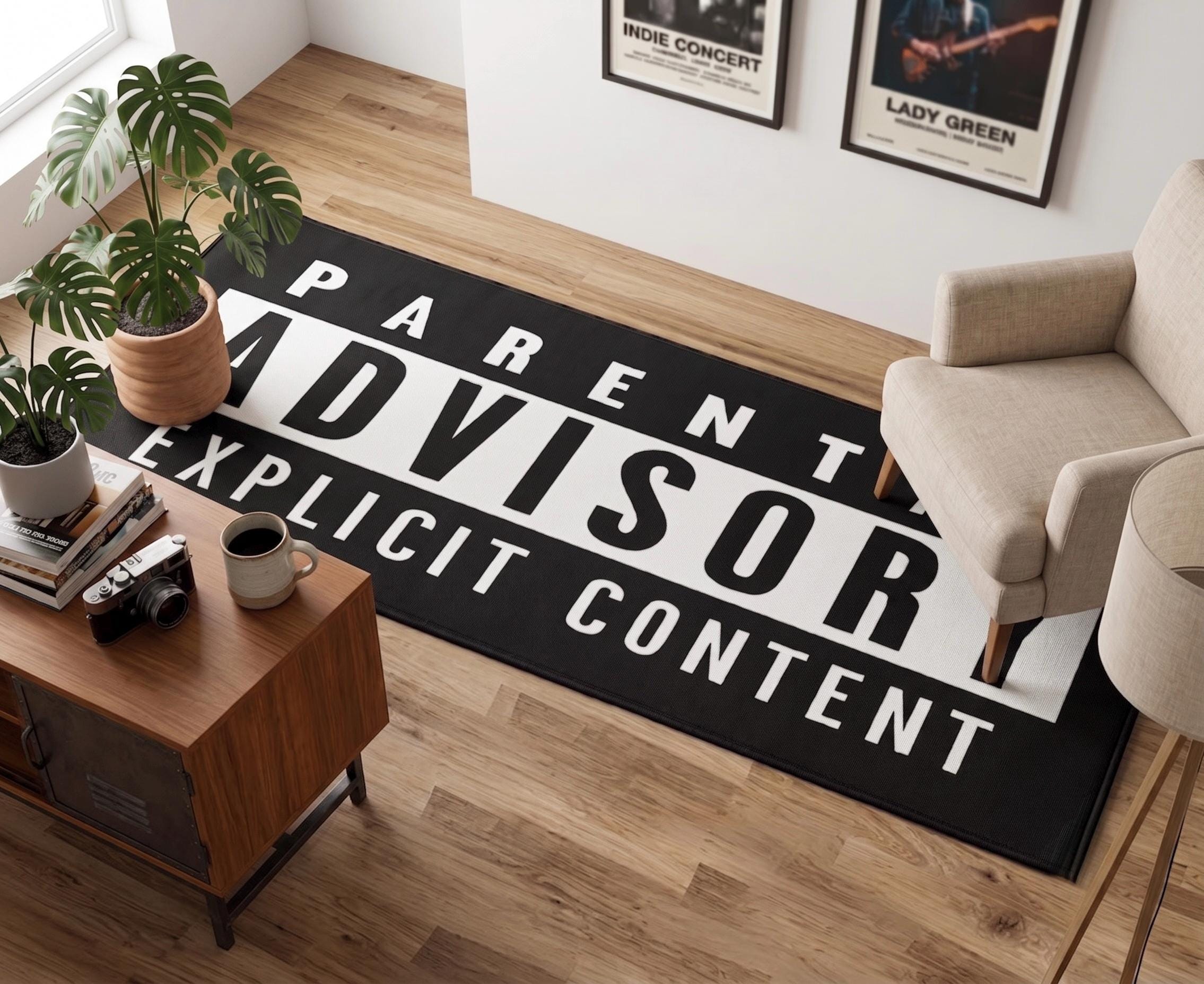 Parental Advisory Rug - Etsy