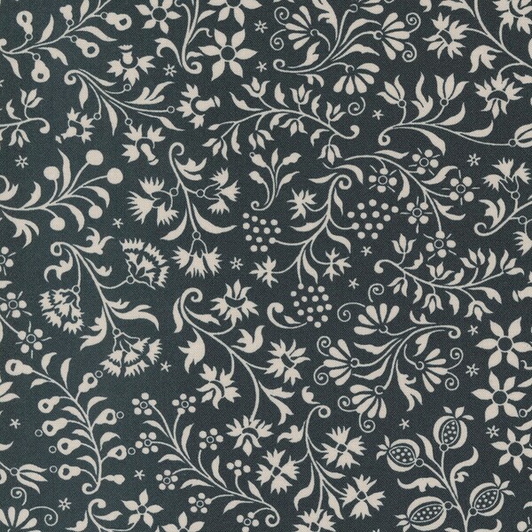 Harvest Moon Autumn Bounty Midnight 20471 18 by  Fig Tree- Moda-HALF YARD