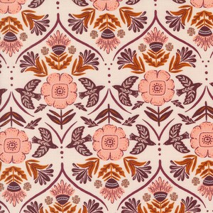 Folk Lore Flight of Fancy Pale Pink 45604 17 by Fancy That Design House- Moda- 1/2 Yard