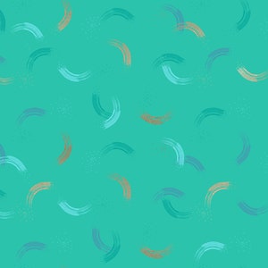 Twirl Metallic Tropic RS2065 23M by Sarah Watts for Ruby Star Society- Moda- 1/2 Yard