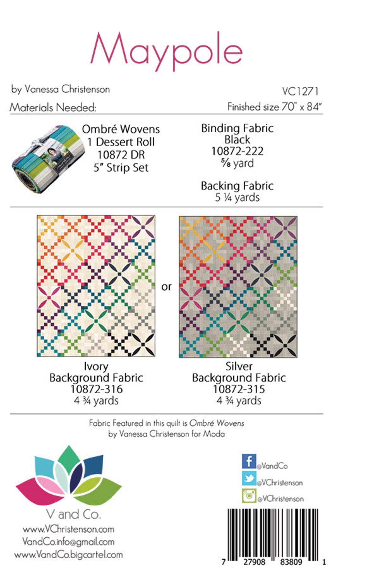 Maypole Quilt Kit Using Ombre Wovens Etsy
