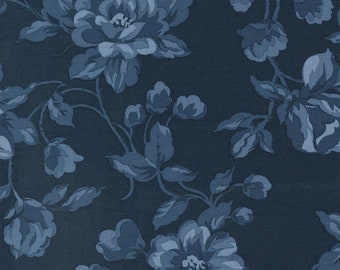 PREORDER 108" Shoreline Backing Navy 108013 24 by Camille Roskelley - Moda - 1/2 yard