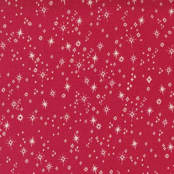 Good News Great Joy Starry Snowfall in Holly Red Good News Great Joy Starry Snowfall in Holly Red