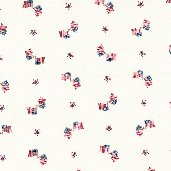 American Gatherings II Old Glory Dove 49246 11 from Primitive Gatherings- Moda- 1/2 yard