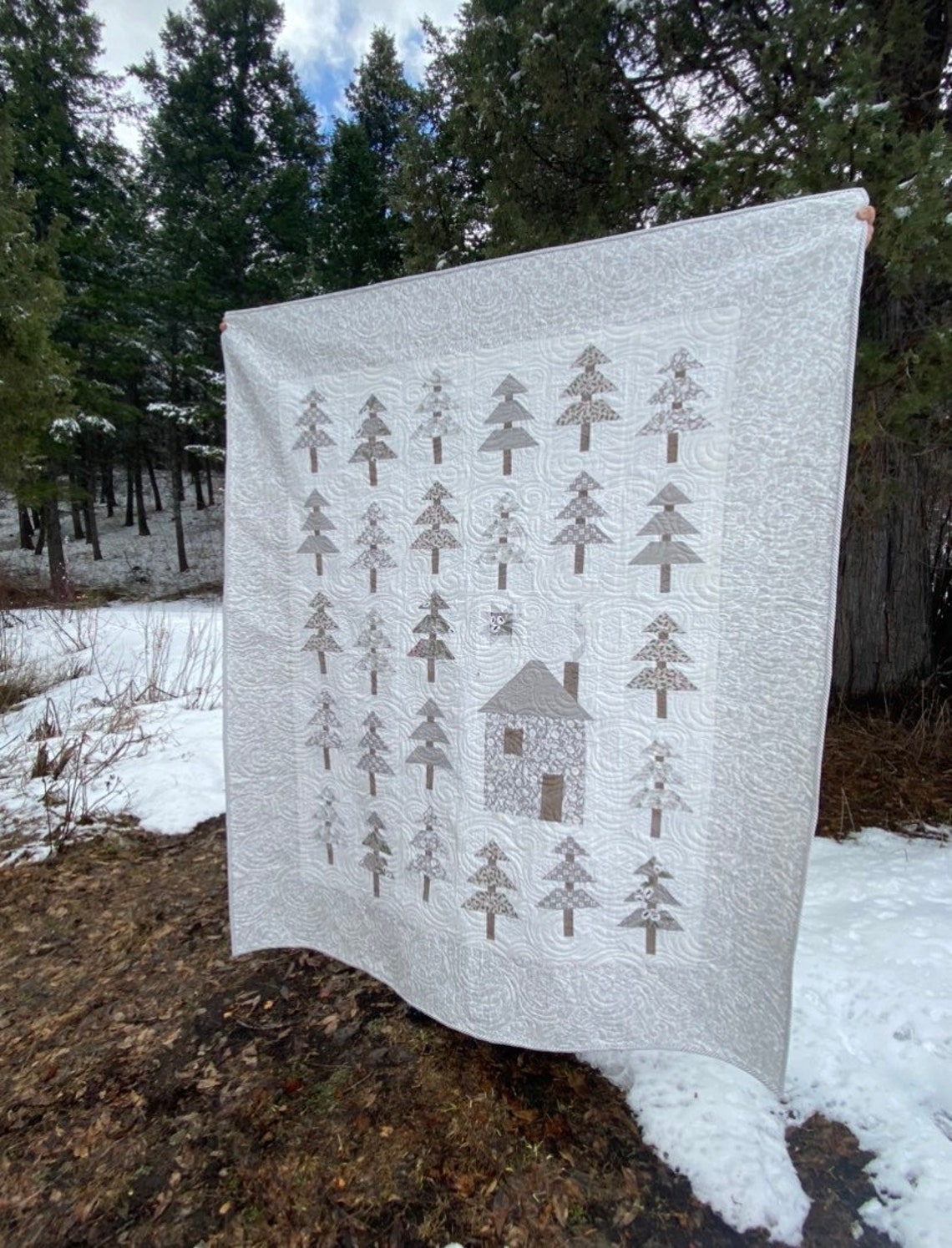 Silent Night Quilt Kit in Christmas Morning The Pattern Etsy
