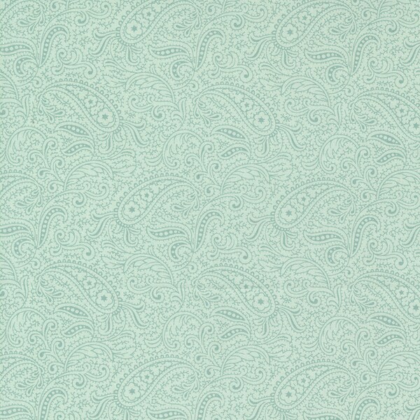 Collections for a Cause Etchings Patient Paisley Aqua 44334 12 by Howard Marcus and 3 Sisters- Moda- 1/2 Yard