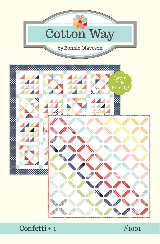 Confetti Quilt Kit 1001 by Cotton Way Etsy