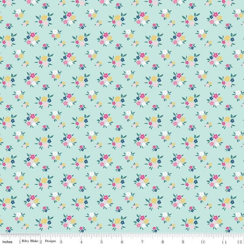 I/'d Rather Be Glamping Floral C8486-PINK by Dani Mogstad for Riley Blake Designs