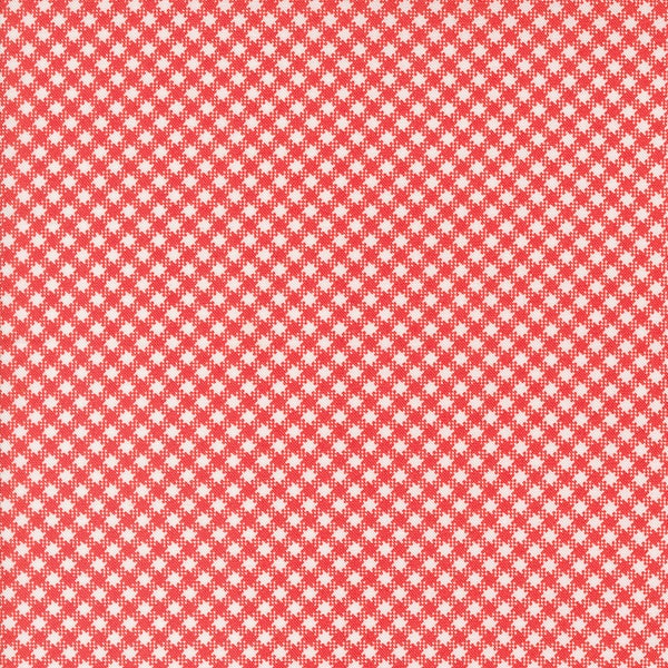 Jelly and Jam Gingham Strawberry 20495 12 by Fig Tree- Moda- 1/2 yard