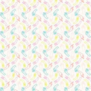 Adorn Gestures Hands - Cream Soda RS1021 11  by Ruby Star Society - Moda - HALF YARD