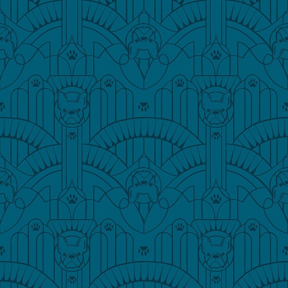 Dog Park: Deco Pup in Teal Dog Park: Deco Pup in Teal