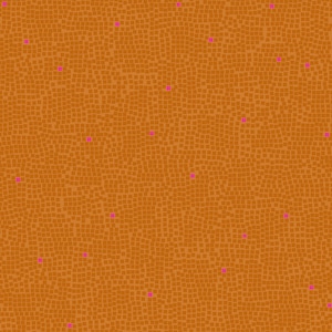May include: A seamless pattern with a brown background and a repeating pattern of small squares. The squares are randomly scattered with small pink squares.