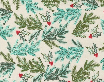 Cheer Merriment  Pine Needle Natural 45533 11 by Fancy That Design House- Moda- 1 Yard