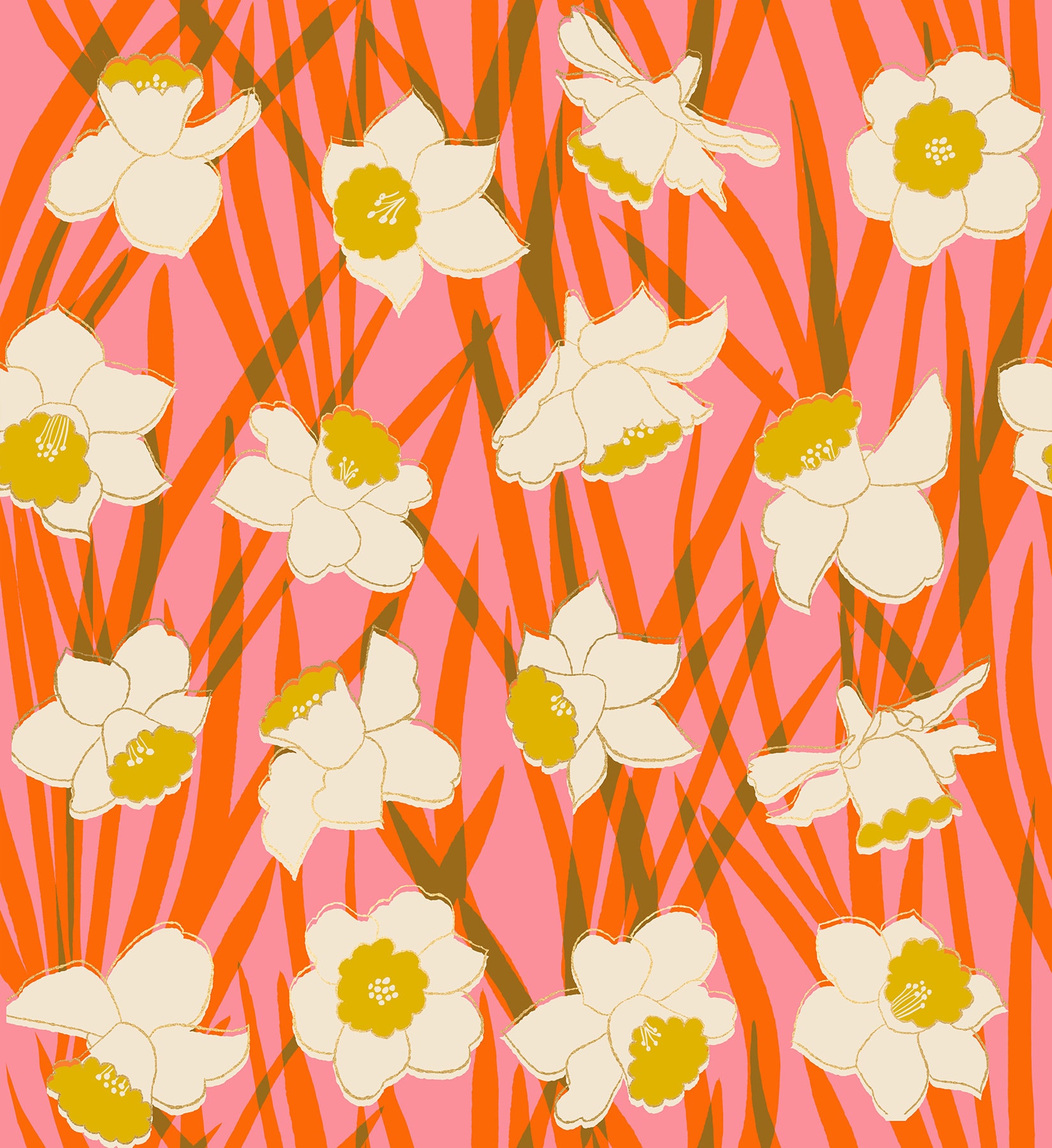 Reverie: Daffodils in Sorbet Reverie: Daffodils in Sorbet