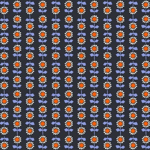 Meadow Star Bloom Soft Black RS4098 15 by Alexia Abegg -  Ruby Star Society-Moda- 1/2 Yard