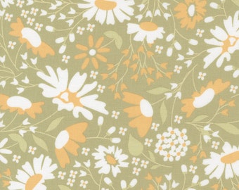 Buttercup & Slate  Blooms Clover 29151 14 by Corey Yoder- Moda- 1 Yard