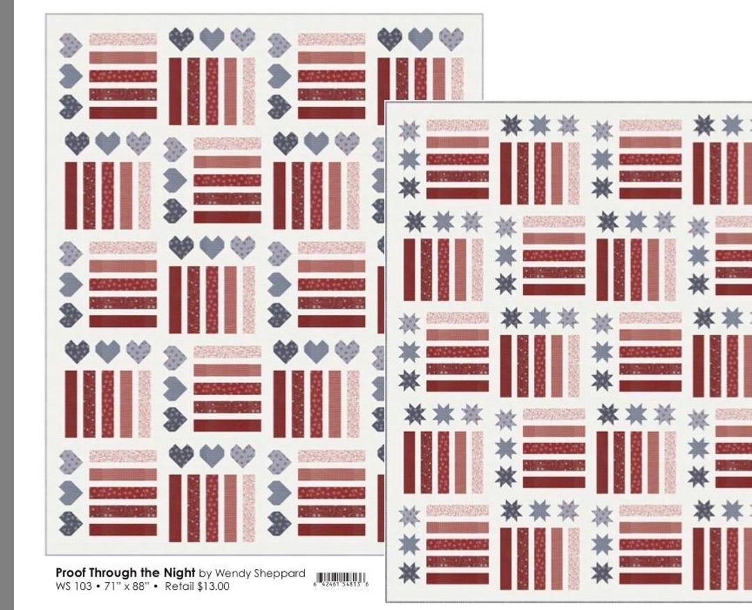 Proof Through the Night Quilt Kit Using Independence Day by the ...