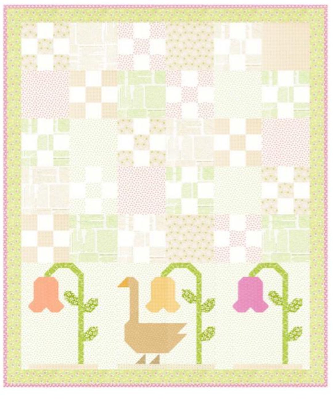 Gertrude Baby Quilt Kit Using Summers End by Fig Tree- Moda -45" X 65 1 ...