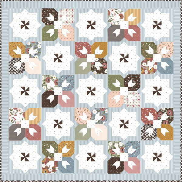 Sun Shower Quilt Kit door Lella Boutique- Moda-