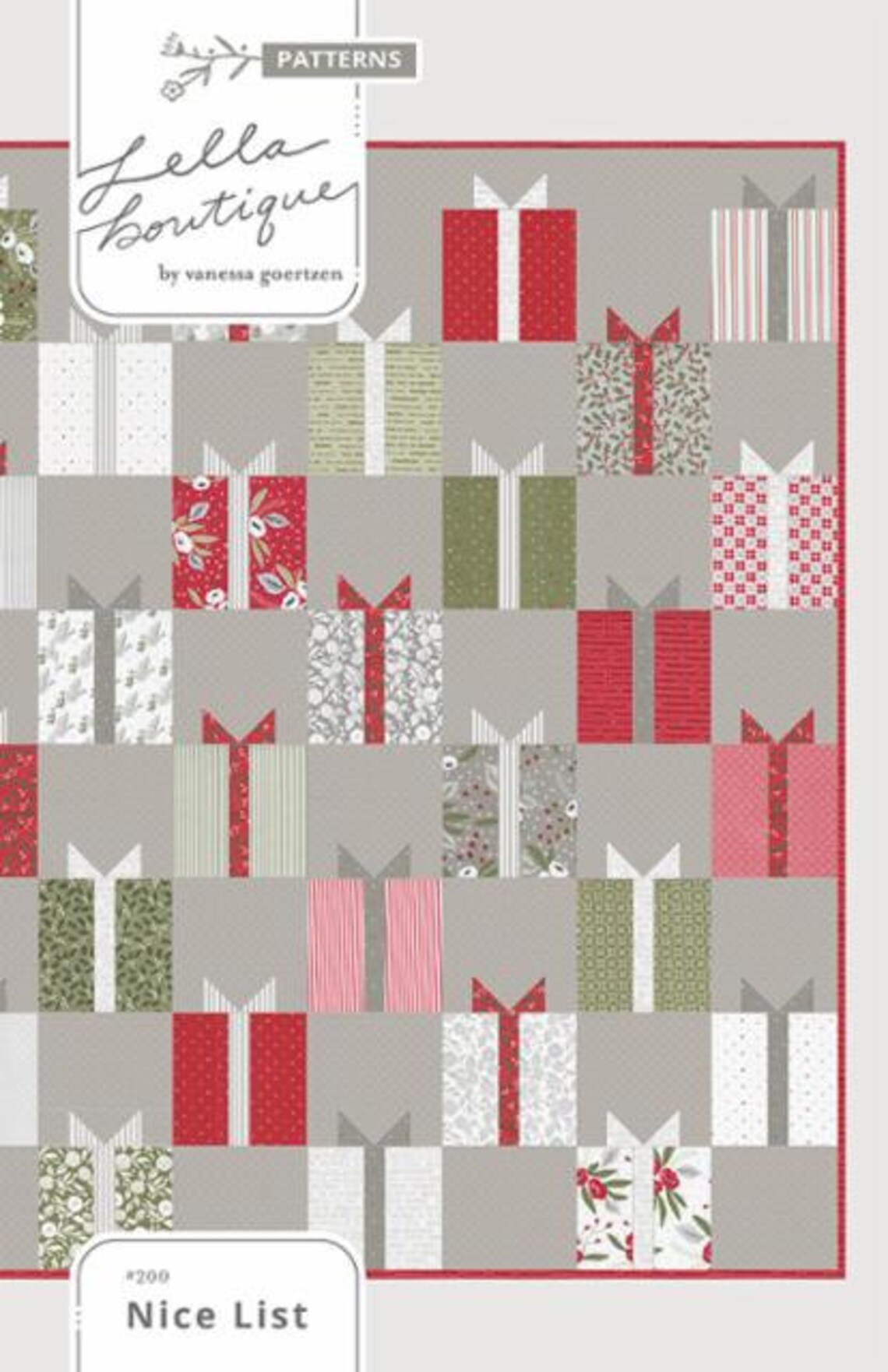 Nice List Quilt Kit by Lella Boutique Moda Etsy