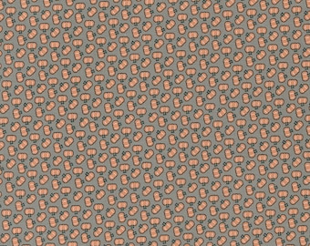 Owl O Ween Pumpkin Patch Fog 31195 18 by Urban Chiks-Moda- 1 YARD