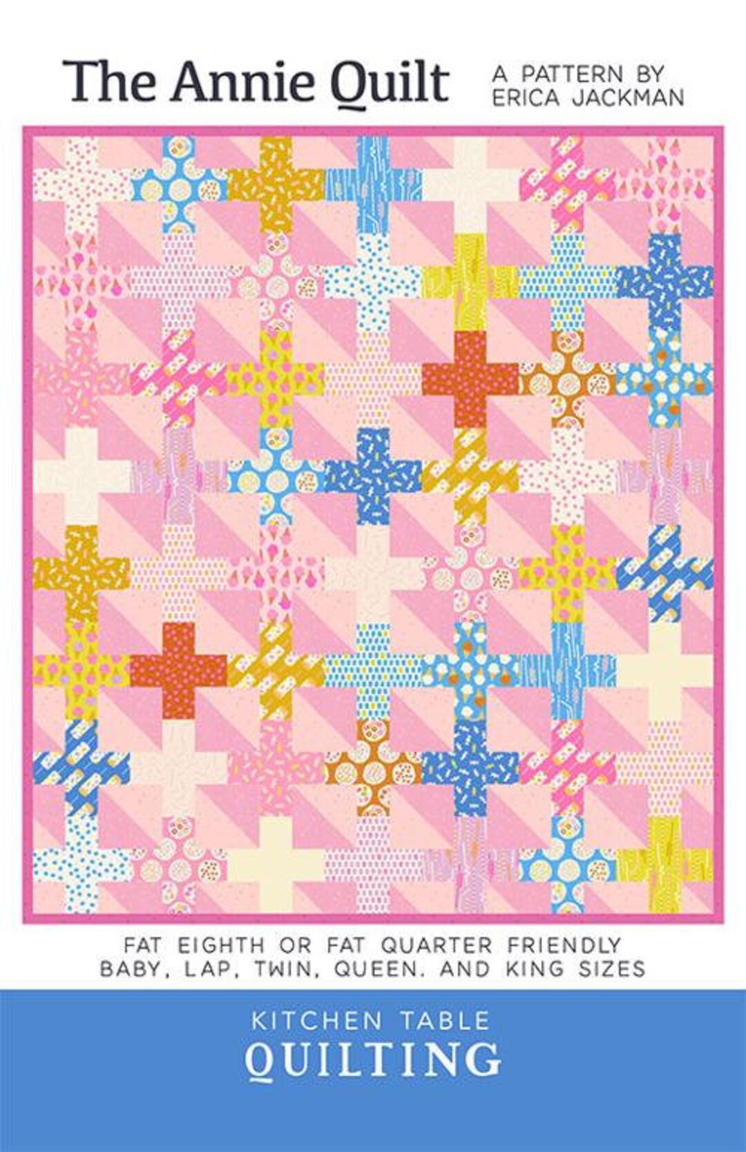 The Annie Quilt Kit by Kitchen Table Using Sugar Cone Ruby Star Society