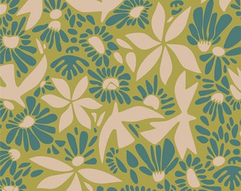 Evolve Key Lime EVO60405 van Evolve ontworpen door Suzy Quilts voor Art Gallery-Half Yard