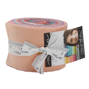 New Original Ombre Junior Jelly  Roll by V and Co - Moda Rainbow Variegated