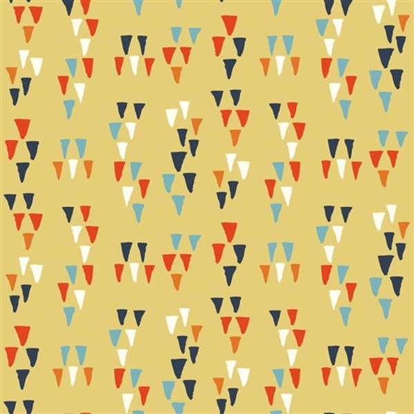 In Stock now-Wildland Arrowhead Sun Organic Cotton by Birch Fabrics