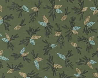 Good News Great Joy Pinecone Bough Pine 45563 19 by Fancy That Design House- Moda-