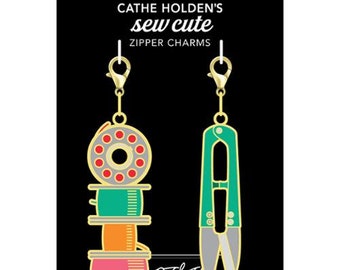 Bobbin Zipper Pulls 2ct by Cathe Holden