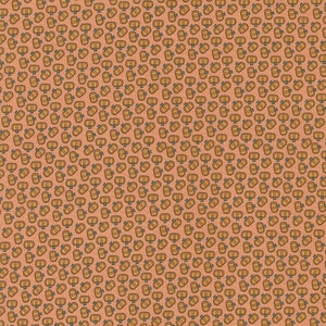 May include: A seamless pattern of orange pumpkins on a light orange background. The pumpkins are all the same size and shape, and they are arranged in a repeating pattern.