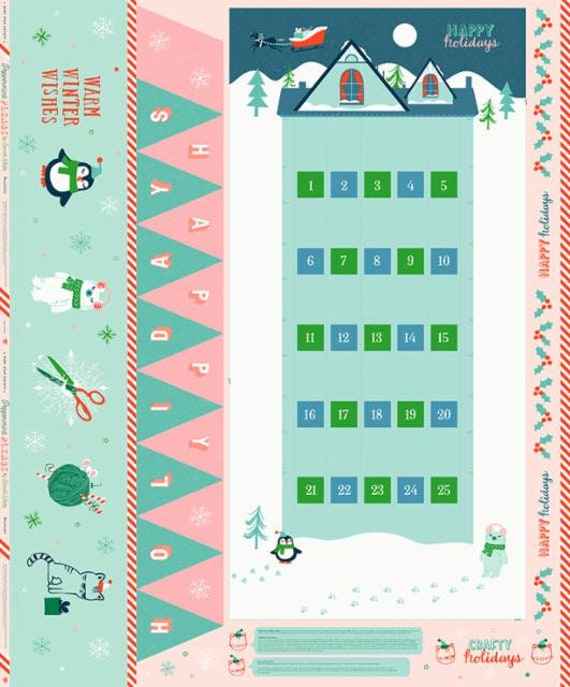 Christmas Countdown Panel - Sarah Watts Christmas Countdown Panel - Sarah Watts