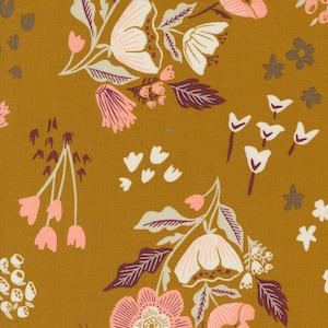 Folk Lore Garden Tales Caramel 45600 19 by Fancy That Design House- Moda- 1/2 Yard