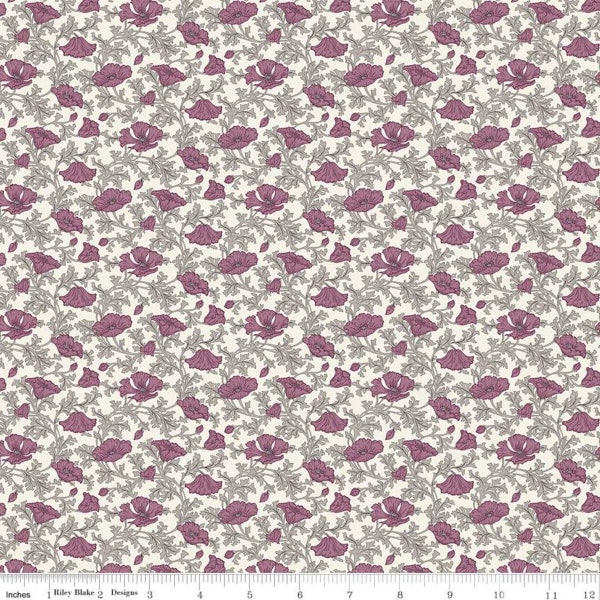 The Winterbourne Collection Nina Poppy A By Liberty Fabrics