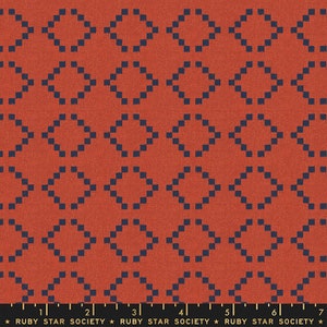 Warp and Weft Wovens Parade  Persimmon RS4010 12 by Alexia Abegg -  Ruby Star Society-Moda-Half Yard