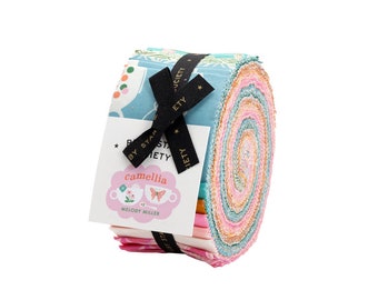 Camellia Jelly Roll by Melody Miller  -  Ruby Star Society-Moda-