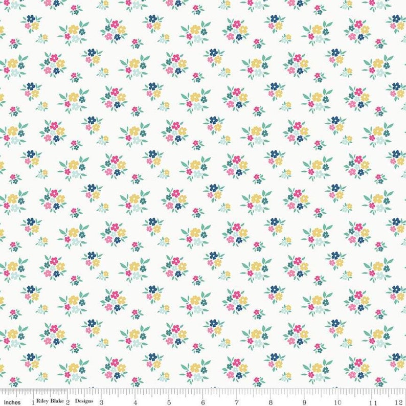 I/'d Rather Be Glamping Floral C8486-PINK by Dani Mogstad for Riley Blake Designs