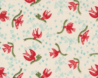 Cheer Merriment Good Tidings Natural 45532 11 par Fancy That Design House- Moda- 1 Yard