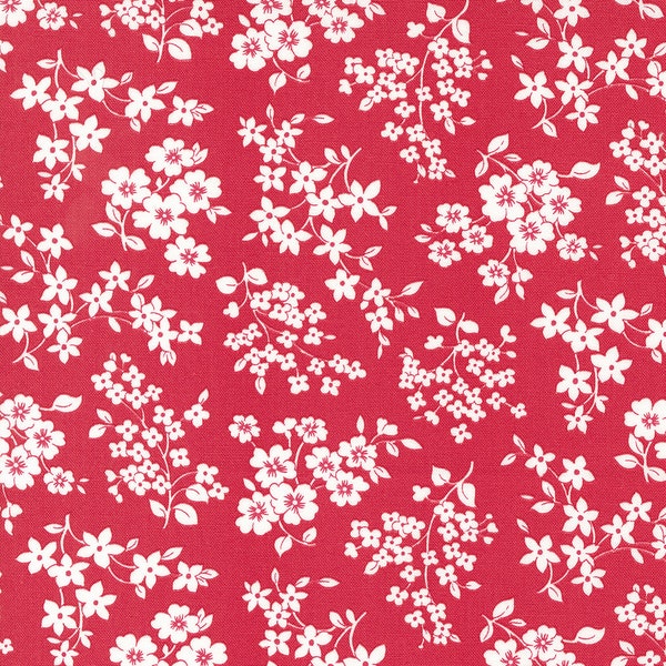 Lighthearted Gather Red 55294 12 by Camille Roskelley - Moda - 1/2 yard