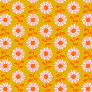 Flowerland Field of Flowers Goldenrod RS0074 12 by Ruby Star Society - Moda -