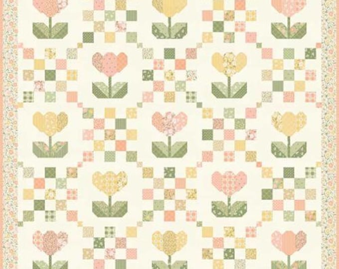 Petal Patches Quilt Kit in Flower Girl by Heather Briggs -62 X 62" - Etsy