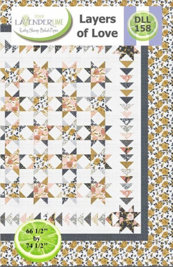 Layers of Love Quilt Kit Fabric by Sweetfire Road Pattern by Etsy
